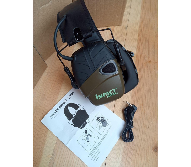 Активные наушники Impact Sport HL Green + батарейки в подарок