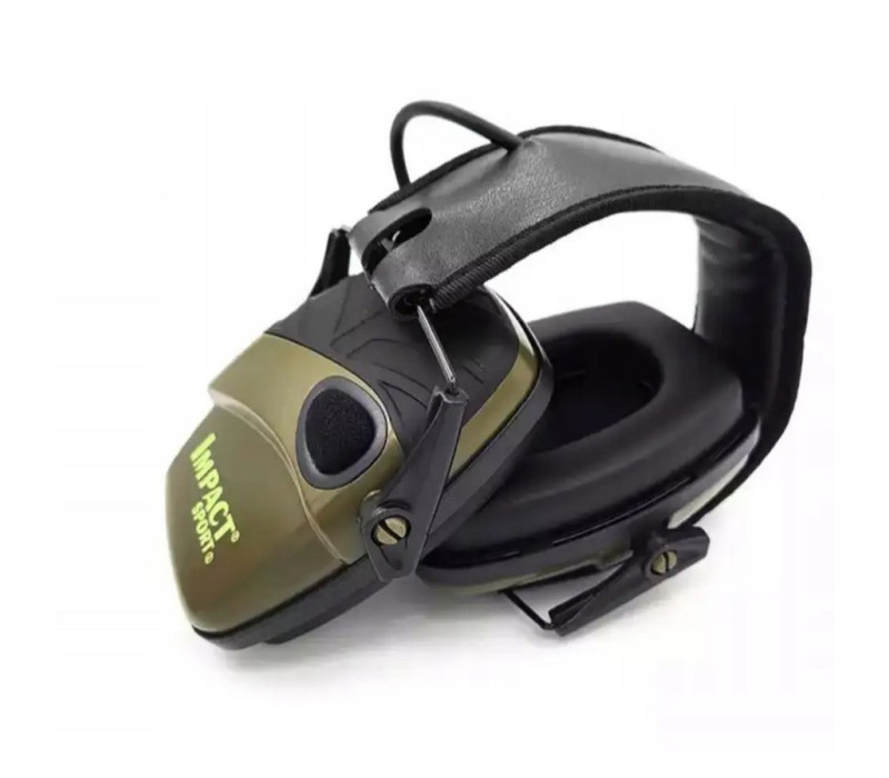Активные наушники Impact Sport HL Green + батарейки в подарок