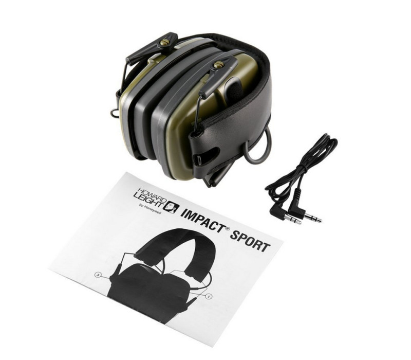 Активные наушники Impact Sport HL Green + батарейки в подарок