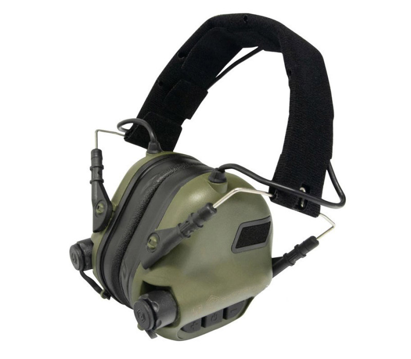 Активные стерео наушники EARMOR M31 (MOD4) green + батарейки в подарок