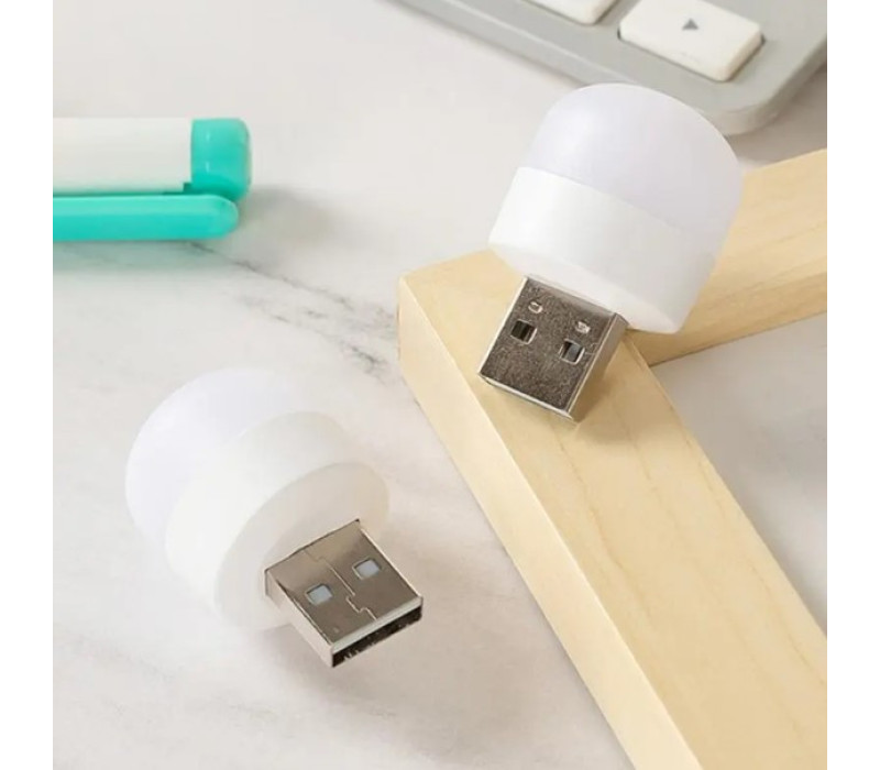 Мощный мини-светодиодный ночник, лампочка USB-штекер, Xiaomi.
