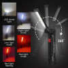 Аккумуляторный светодиодный COB фонарик WORKLIGHT влагозащищенный с магнитом и крючком 30W