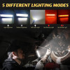 Аккумуляторный светодиодный COB фонарик WORKLIGHT влагозащищенный с магнитом и крючком 30W