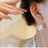 Элегантные серьги мелкие цветки, 3*3см