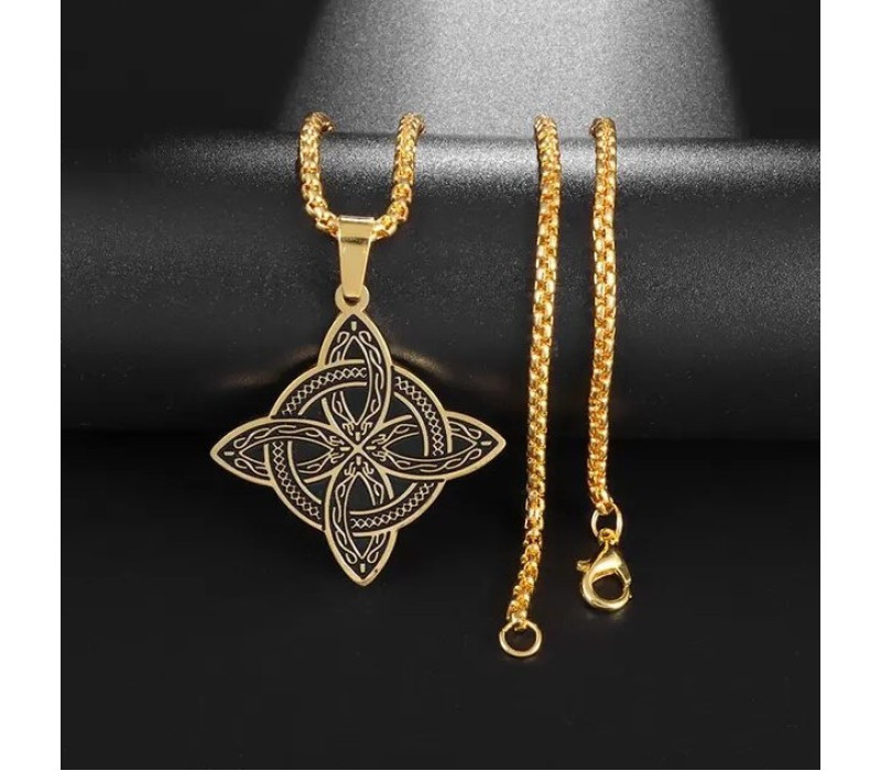 Подвеска ВИККА на цепочке, 4*3,5 см