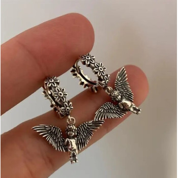 Серьги Ангелочки, 3*2.5см