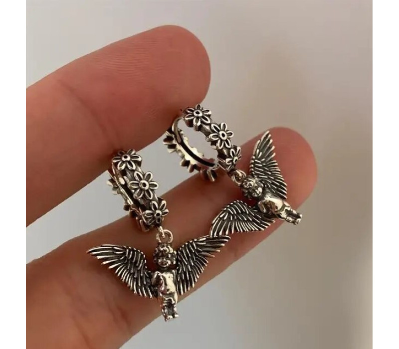 Серьги Ангелочки, 3*2.5см