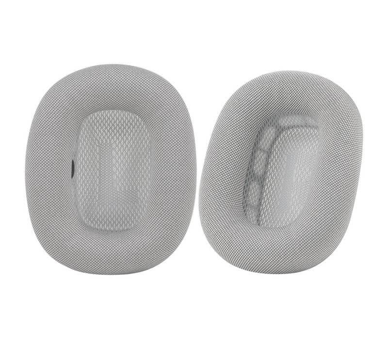 Амбушюры True Check для наушников Apple AirPods Max с эффектом памяти Memory Foam цвет светло-серый