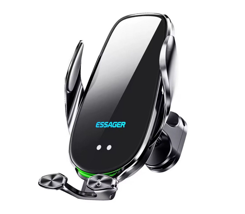 Автомобильный держатель для телефона ESSAGER Inspiration Series 15W Smart Stand с беспроводной зарядкой