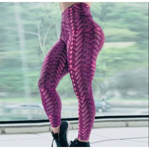 Леггинсы женские спортивные , цвет фиолетовый, размер XXXL