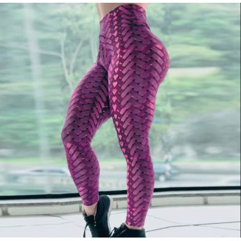 Леггинсы женские спортивные , цвет фиолетовый, размер XXXL