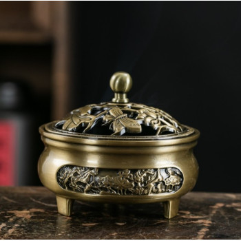  Курильница Чаша под бронзу Ruyi, 7*8 см. Мини-кадильница. Украшение дома