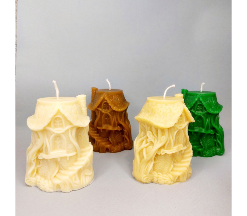 Свічка "Казкова хатинка", 8,7х6,6см