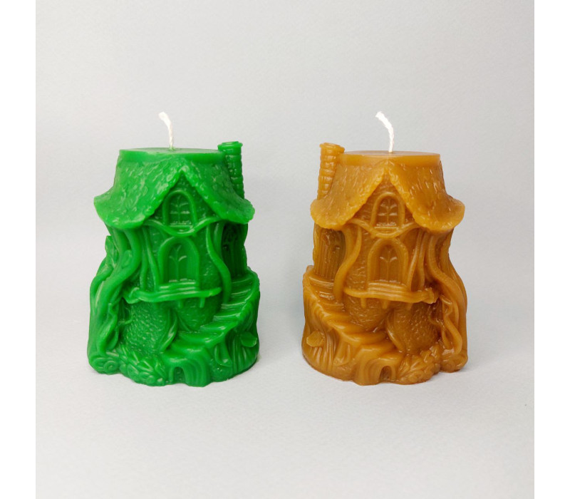 Свічка "Казкова хатинка", 8,7х6,6см