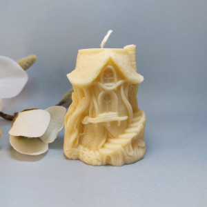 Свічка "Казкова хатинка", 8,7х6,6см