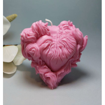 Свеча "Горячее сердце", 7,5х8см