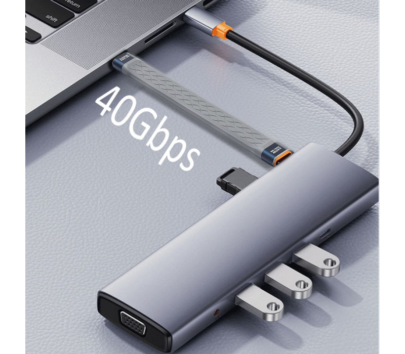 Короткий кабель USB-C – USB-C (5 дюймов, 240 Вт, 40 Гбит/с, 8K 60 Гц, PD 3.1) для зарядки, передачи данных и видео