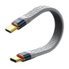 Короткий кабель USB-C – USB-C (5 дюймов, 240 Вт, 40 Гбит/с, 8K 60 Гц, PD 3.1) для зарядки, передачи данных и видео