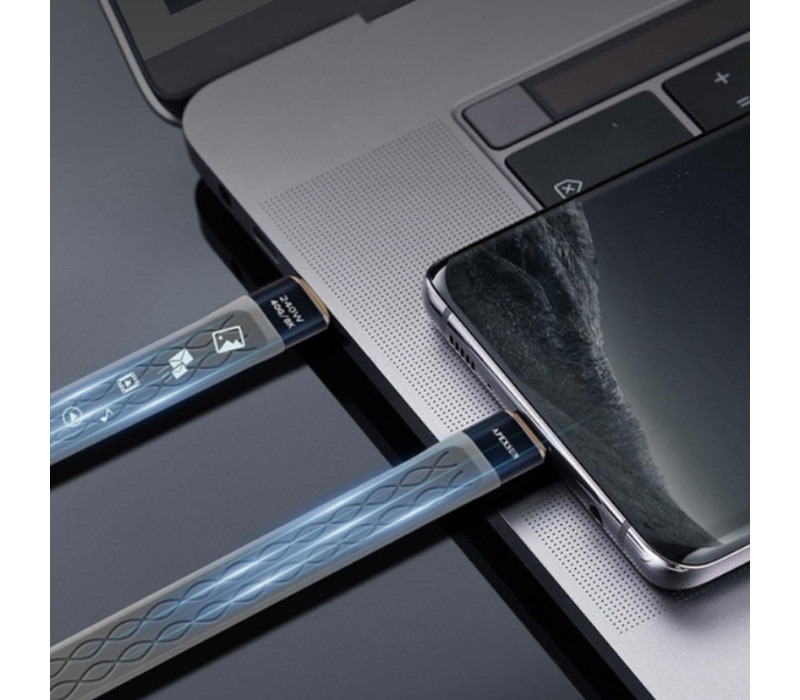 Короткий кабель USB-C – USB-C (5 дюймов, 240 Вт, 40 Гбит/с, 8K 60 Гц, PD 3.1) для зарядки, передачи данных и видео
