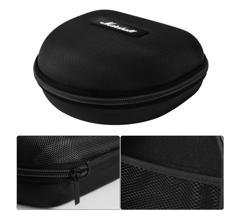 Чехол кейс для наушников Marshall Major 3 / 4 Monitor 1 / 2, цвет Черный