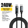 Кабель Essager USB Type-C - USB Type-C 240W/5A PD 3.1 1м