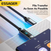 Кабель Essager USB Type-C - USB Type-C 240W/5A PD 3.1 1м