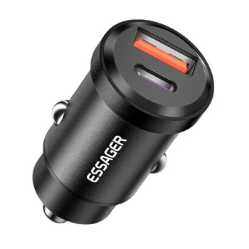 Автомобильное зарядное устройство Essager 45W/30W USB Type-C Quick Charge 4.0 PD 3.0 SCP