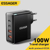 Essager GaN 100W Быстрая Зарядка 2C2A PD+QC3.0