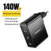 Essager GaN 140W Быстрая Зарядка 2C1A PD3.1+QC3.0