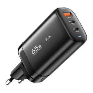Универсальная быстрая зарядка Essager GaN 65W PD+QC3.0 black