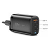Универсальная быстрая зарядка Essager GaN 65W PD+QC3.0 black