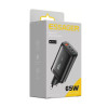 Универсальная быстрая зарядка Essager GaN 65W PD+QC3.0 black