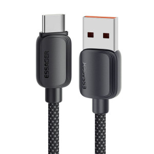 Кабель Essager Weilan USB-A - Type-C 100W/7A Fast Charging Cable 1м black