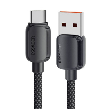 Кабель Essager Weilan USB-A - Type-C 100W/7A Fast Charging Cable 1м black