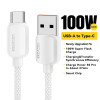 Кабель Essager Weilan USB-A - Type-C 100W/7A Fast Charging Cable 1м white
