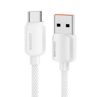 Кабель Essager Weilan USB-A - Type-C 100W/7A Fast Charging Cable 1м white