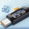 Кабель Essager X-ray USB-A - Type-C 100W/7A Display Fast Charging Cable 2м black