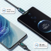 Кабель Essager X-ray USB-A - Type-C 100W/7A Display Fast Charging Cable 2м black