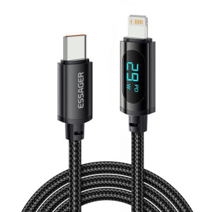Кабель Essager Haochen Type-C - Lightning 29W / 3A fast charging cable 1м black