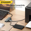 USB хаб Essager 4 In 1 Type C To USB 4 порта USB3.2 Gen 2 10Gbps