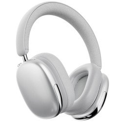 Беспроводные наушники Fingertime BT069NC с активным шумоподавлением Bluetooth 5.4, AI ANC 43dB, до 50 часов автономности цвет Серебристые
