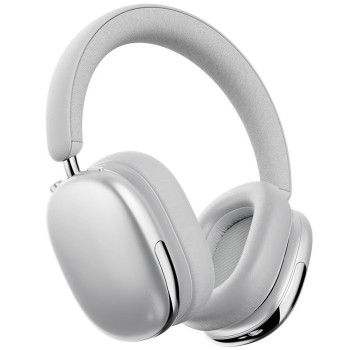 Беспроводные наушники Fingertime BT069NC с активным шумоподавлением Bluetooth 5.4, AI ANC 43dB, до 50 часов автономности цвет Серебристые