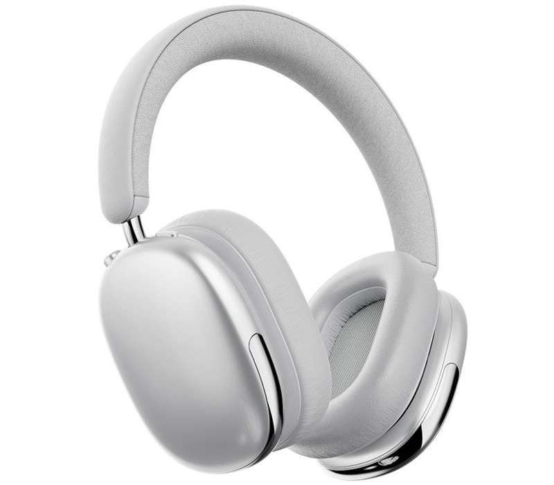 Беспроводные наушники Fingertime BT069NC с активным шумоподавлением Bluetooth 5.4, AI ANC 43dB, до 50 часов автономности цвет Серебристые