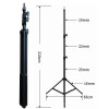 Професійний штатив Linco Zenith Series 8 з вуглецевої сталі 2.1м 