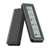 Внешний карман ShuoLe TP18-P-10G USB 3.2 для M.2 NVMe/SATA SSD 2280 с экраном и охлаждением