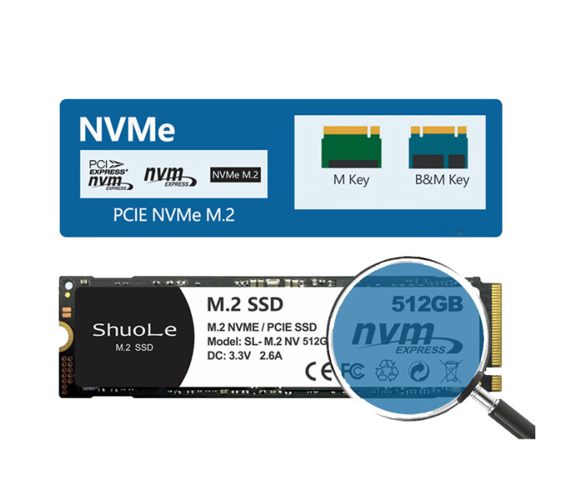 Внешний карман ShuoLe TP18-P-10G USB 3.2 для M.2 NVMe/SATA SSD 2280 с экраном и охлаждением