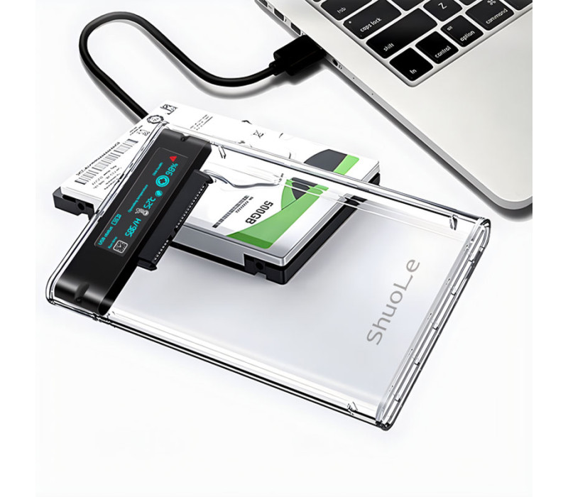 Внешний карман для HDD/SSD 2.5" ShuoLe SL-25TY31-P, USB 3.2 Gen 1, до 6 ТБ