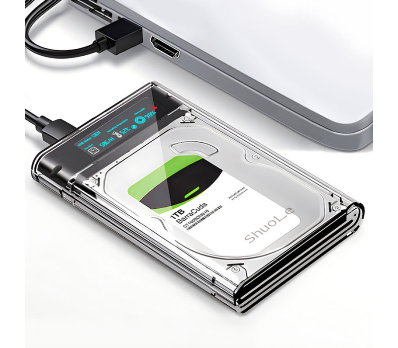 Внешний карман для HDD/SSD 2.5" ShuoLe SL-25TY31-P, USB 3.2 Gen 1, до 6 ТБ